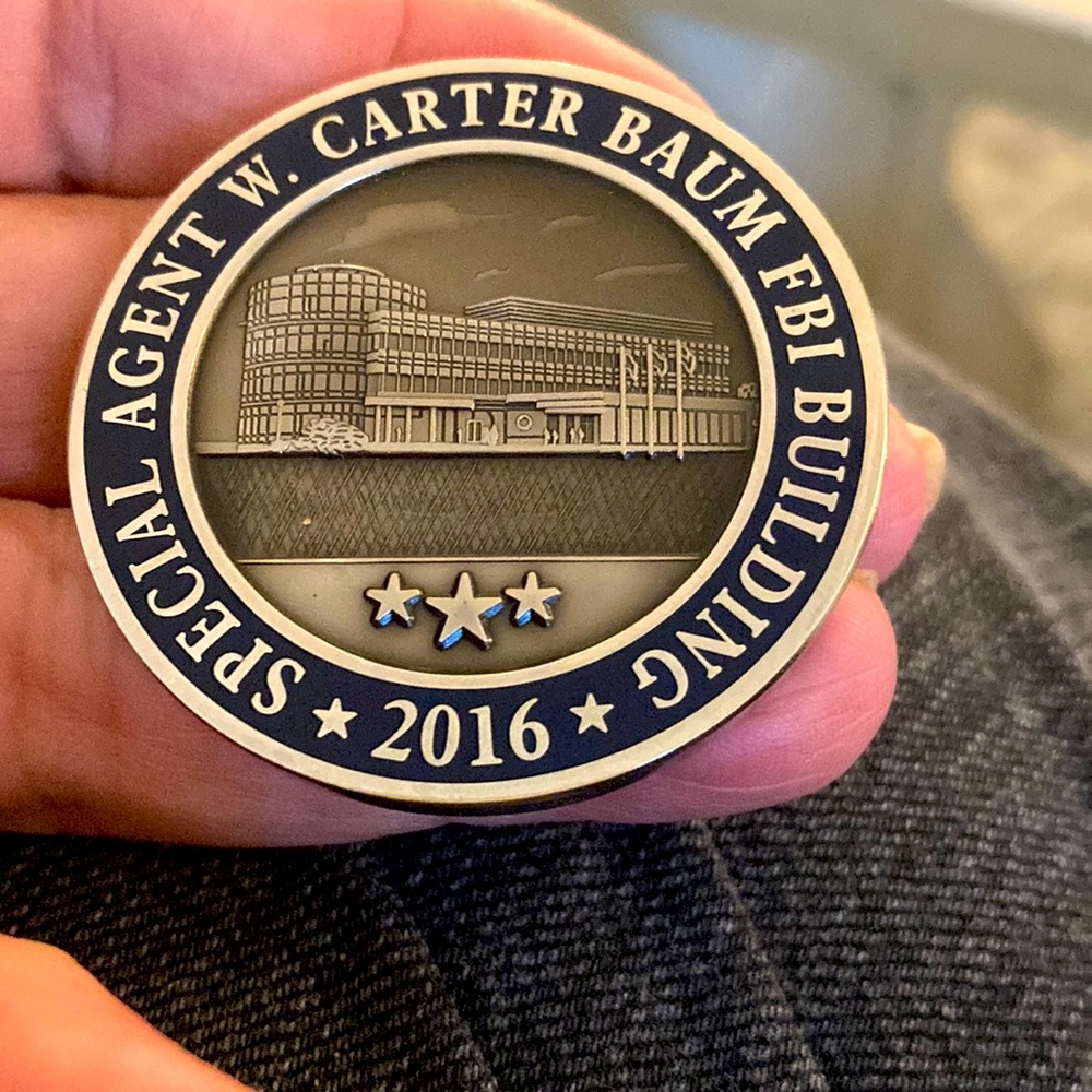 Special Agent Building commemorative medal. 2016 Milwaukee field office